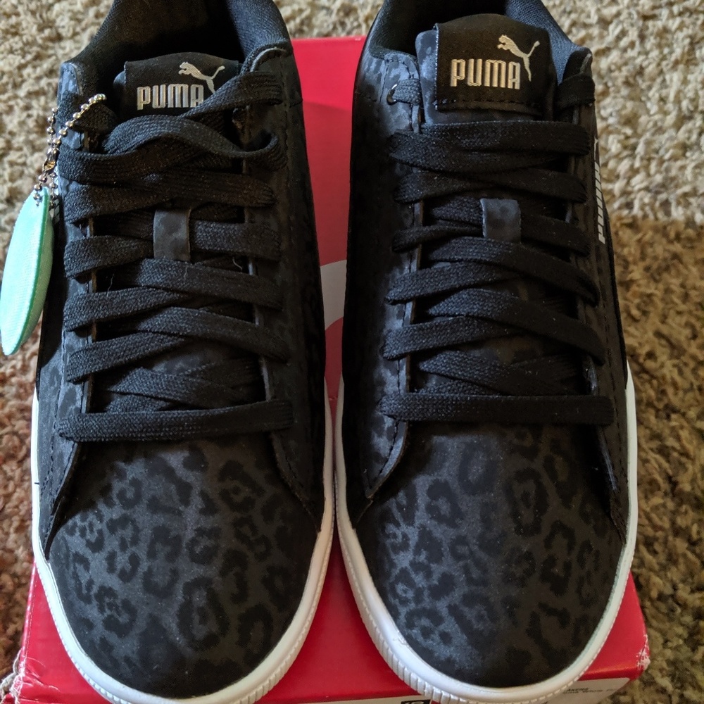 Puma soft foam cheetah print sneakers